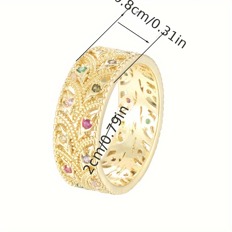 Palace Style Zirconia Ring for Women